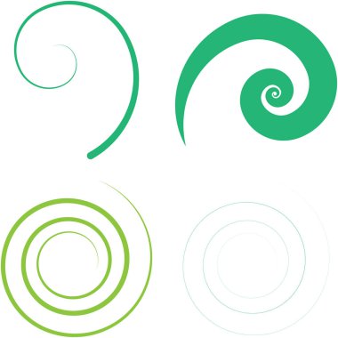 Soyut spiral, kıvır. Radyal girdap, kıvrımlı çizgi elementi. Dairesel, eşmerkezli döngü kancası. Dönen kasırga tasarımı şekli, Kasırga, kasırga çizimi. Parıldayan volta, girdap, kıvrım