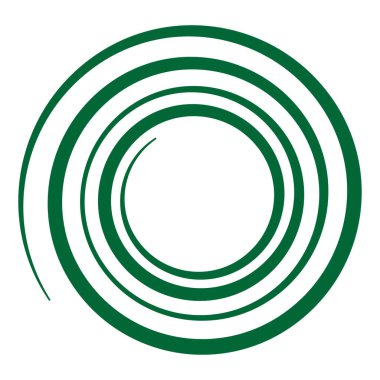 Soyut spiral, kıvır. Radyal girdap, kıvrımlı çizgi elementi. Dairesel, eşmerkezli döngü kancası. Dönen kasırga tasarımı şekli, Kasırga, kasırga çizimi. Parıldayan volta, girdap, kıvrım