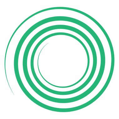 Soyut spiral, kıvır. Radyal girdap, kıvrımlı çizgi elementi. Dairesel, eşmerkezli döngü kancası. Dönen kasırga tasarımı şekli, Kasırga, kasırga çizimi. Parıldayan volta, girdap, kıvrım