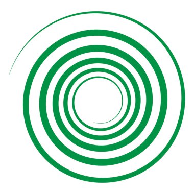 Soyut spiral, kıvır. Radyal girdap, kıvrımlı çizgi elementi. Dairesel, eşmerkezli döngü kancası. Dönen kasırga tasarımı şekli, Kasırga, kasırga çizimi. Parıldayan volta, girdap, kıvrım