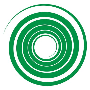 Soyut spiral, kıvır. Radyal girdap, kıvrımlı çizgi elementi. Dairesel, eşmerkezli döngü kancası. Dönen kasırga tasarımı şekli, Kasırga, kasırga çizimi. Parıldayan volta, girdap, kıvrım