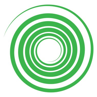 Soyut spiral, kıvır. Radyal girdap, kıvrımlı çizgi elementi. Dairesel, eşmerkezli döngü kancası. Dönen kasırga tasarımı şekli, Kasırga, kasırga çizimi. Parıldayan volta, girdap, kıvrım