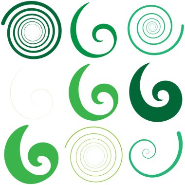 Soyut spiral, kıvır. Radyal girdap, kıvrımlı çizgi elementi. Dairesel, eşmerkezli döngü kancası. Dönen kasırga tasarımı şekli, Kasırga, kasırga çizimi. Parıldayan volta, girdap, kıvrım