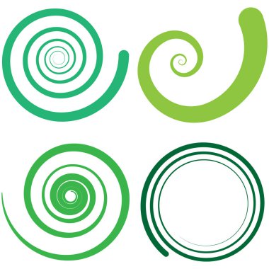 Soyut spiral, kıvır. Radyal girdap, kıvrımlı çizgi elementi. Dairesel, eşmerkezli döngü kancası. Dönen kasırga tasarımı şekli, Kasırga, kasırga çizimi. Parıldayan volta, girdap, kıvrım