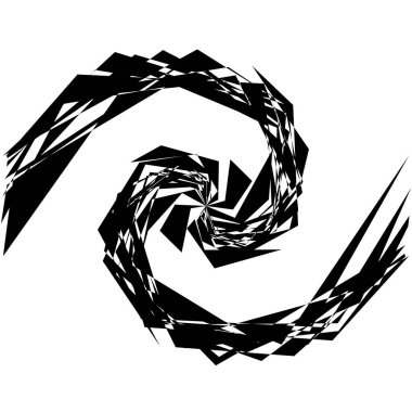 Büküm, sarmal dairesel şekiller tasarım elementleri (ler) Stok illüstrasyonu, Clip sanat grafikleri.