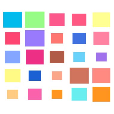 Tessellasyon, mozaik renkli, açık renkli kareler, dikdörtgen desen