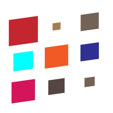 Tessellasyon, mozaik renkli, açık renkli kareler, dikdörtgen desen