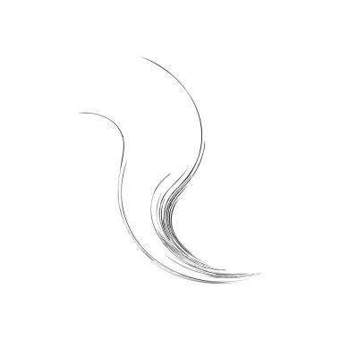 Organik ot, kıvrımlı çimenler, dalgalı çizgiler.