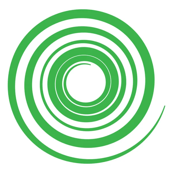 Abstrakte Spirale Verdrehung Radiale Wirbel Wirbelnde Geschwungene Linien Kreisförmiger Konzentrischer — Stockvektor