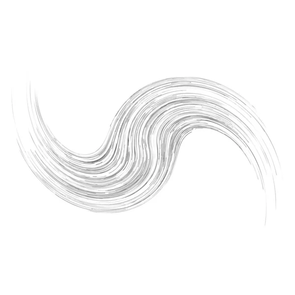 Елемент Дизайну Циклу Контурним Спіновим Ефектом Абстрактна Спіраль Циркуля Свердла — стоковий вектор