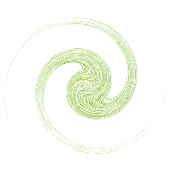 Abstrato Bine Tendril Planta Espiral Circular Como Biologia Ecossistema Flora —  Vetores de Stock