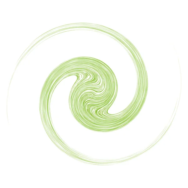 Abstrato Bine Tendril Planta Espiral Circular Como Biologia Ecossistema Flora —  Vetores de Stock
