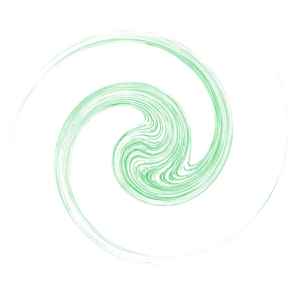 Abstrato Bine Tendril Planta Espiral Circular Como Biologia Ecossistema Flora —  Vetores de Stock