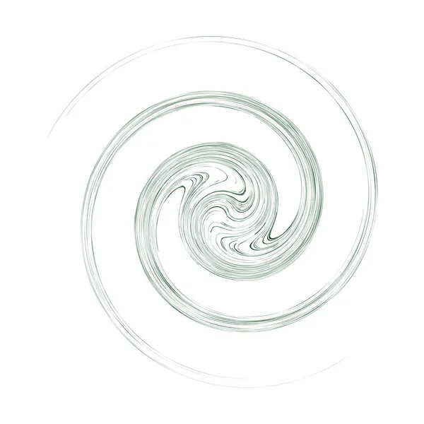 Bine Abstracto Espiral Circular Planta Tigres Como Iconos Biología Ecosistemas — Vector de stock