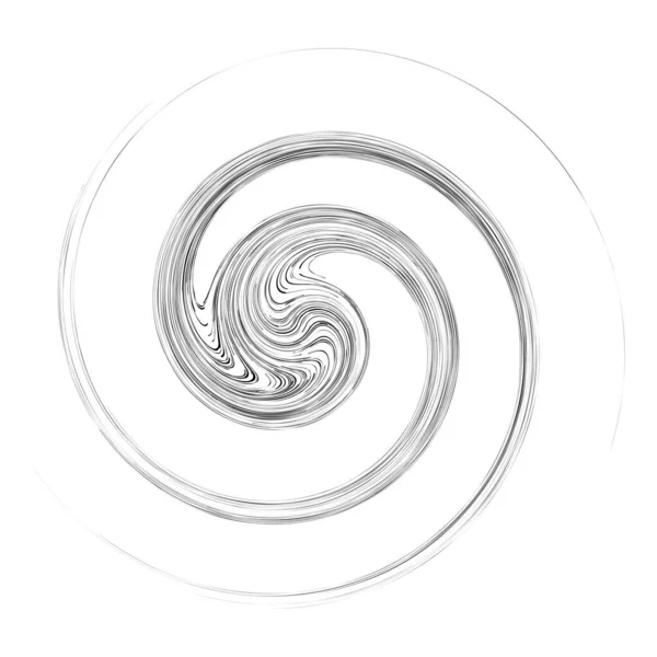 Elemento Design Ciclo Com Contornos Efeito Rotação Espiral Circleto Desvio — Vetor de Stock