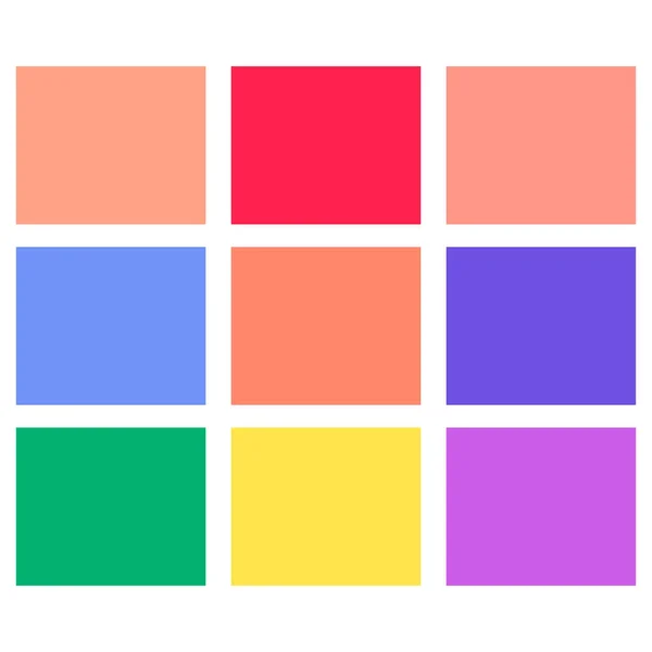 Teselización Mosaico Colorido Cuadrados Color Claro Patrón Rectángulos — Vector de stock