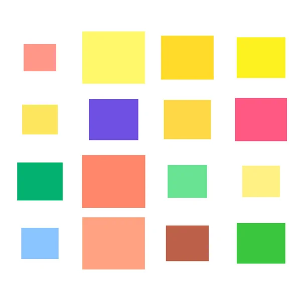 Teselización Mosaico Colorido Cuadrados Color Claro Patrón Rectángulos — Vector de stock