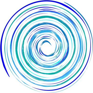 Huysuz dokular, girdaplar, girdaplar. Helix, volute, salyangoz şekli