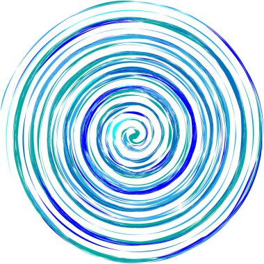 Huysuz dokular, girdaplar, girdaplar. Helix, volute, salyangoz şekli