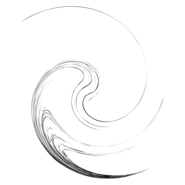 Спирали Вращения Вращения Полезная Объемная Лиловая Форма — стоковый вектор