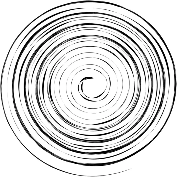 Grungy Strukturerade Spiraler Virvlar Virvlar Helix Volut Snigelform — Stock vektor