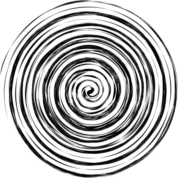 Espirales Textura Gruñona Remolinos Giros Hélice Voluta Forma Caracol — Archivo Imágenes Vectoriales