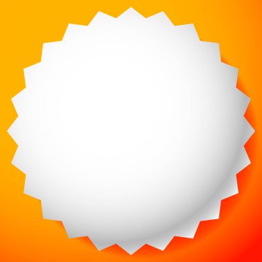 Boş, boş yıldız patlaması, güneş patlaması, fiyat flaş düğmesi, rozet ve pin şekli tasarım elementi