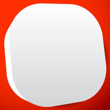 Boş, boş yuvarlak kare düğme, rozet ve pin şekli tasarım elementi