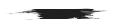 İğrenç, grunge, ve ince çizgi ayırıcı, boya fırçası, fırça darbesi vektörü. Mürekkep, sıvı ve sıvı yatay sıçrama efekti