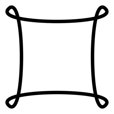 Soyut mandala, motif simgesi ve sembol. İçerik geometrik şekli