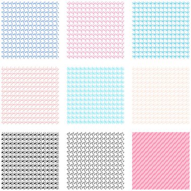 Kusursuz bir şekilde tekrarlanabilir şekiller desen, arkaplan ve doku