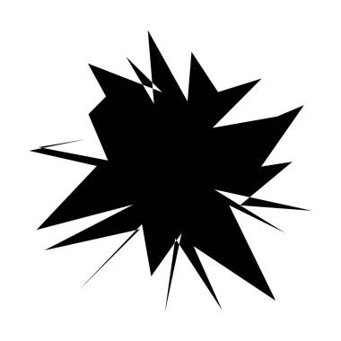 Kenarlı, geometrik rastgele amorf, biçimsiz şekil, element vektörü