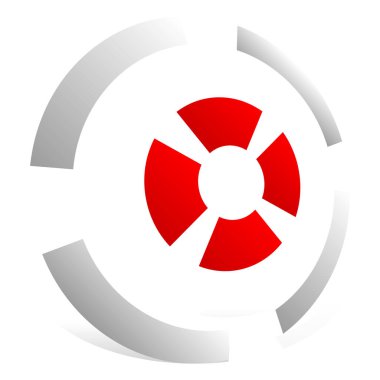 Çapraz saç, reticle, hedef simge, sembol ve logo. Doğruluk, hassasiyet, odaklanma konsepti çizimi