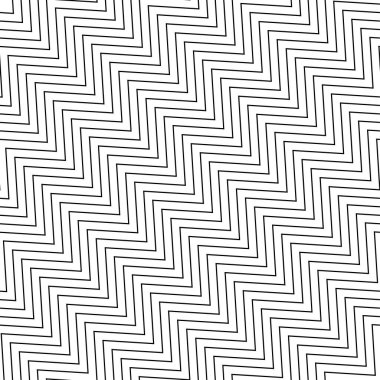 Dalgalı, dalgalı, çapraz, zig-zag Çizgileri Kusursuz Desen, Arkaplan Vektörü Resimleri