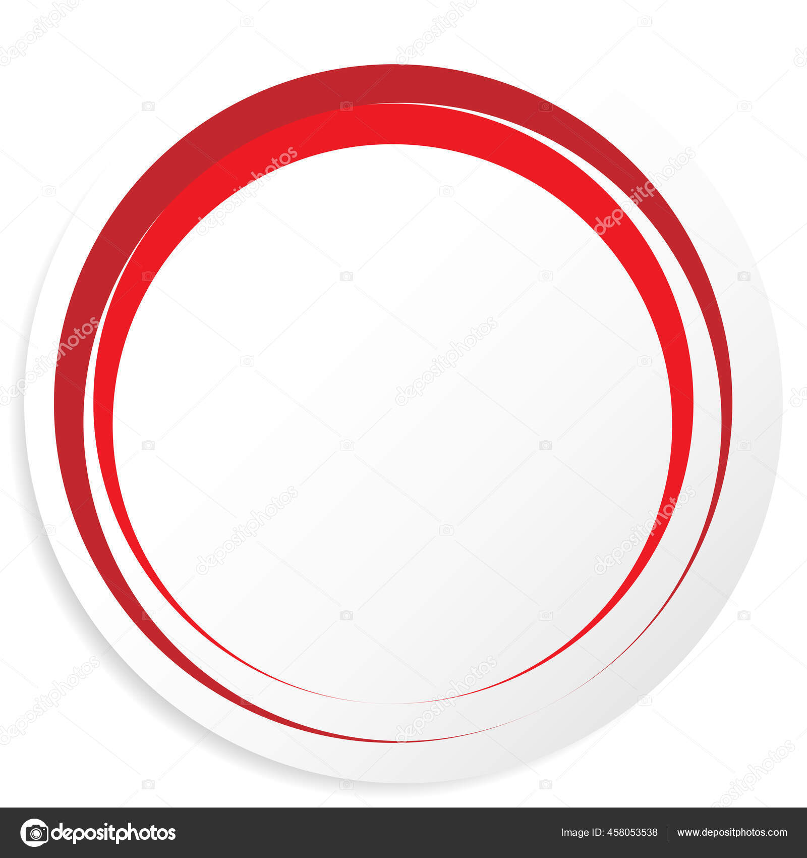 Forme Cercle Vide Vide Élément Conception Cercle Cadre Circulaire