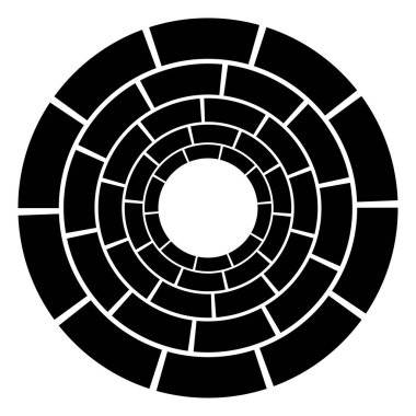 Kesik çizgiler sarmal, girdaplar ve girdaplar. Eş merkezli ve dairesel volt, sarmal vektör elementi