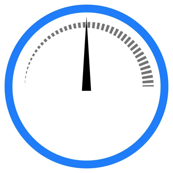 Guage Metru Pictograma Indicator Nivel Calibrare Referință Diagramă Măsură Ilustrație — Vector de stoc