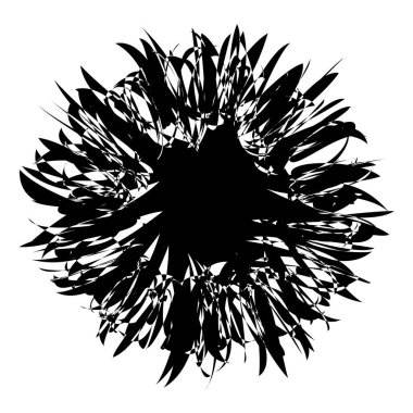 Rastgele amorf, biçimsiz şekil, element vektörü