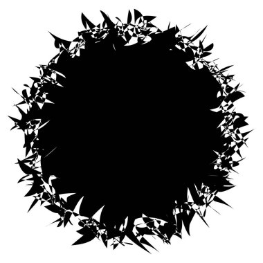 Rastgele amorf, biçimsiz şekil, element vektörü