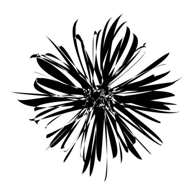 Rastgele amorf, biçimsiz şekil, element vektörü