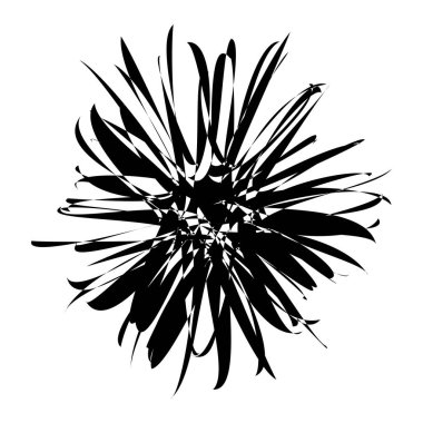 Rastgele amorf, biçimsiz şekil, element vektörü