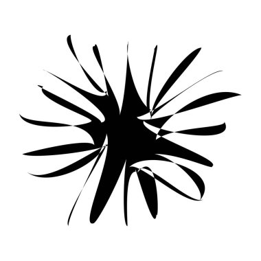 Rastgele amorf, biçimsiz şekil, element vektörü