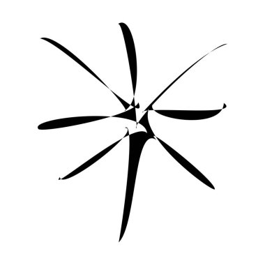 Rastgele amorf, biçimsiz şekil, element vektörü