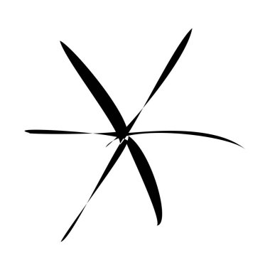 Rastgele amorf, biçimsiz şekil, element vektörü