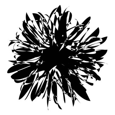 Rastgele amorf, biçimsiz şekil, element vektörü