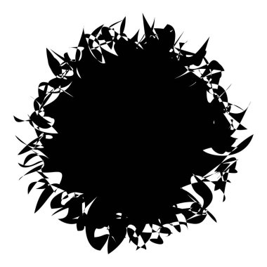 Rastgele amorf, biçimsiz şekil, element vektörü