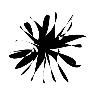 Rastgele amorf, biçimsiz şekil, element vektörü