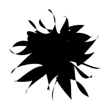 Rastgele amorf, biçimsiz şekil, element vektörü