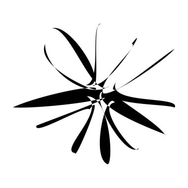 Rastgele amorf, biçimsiz şekil, element vektörü