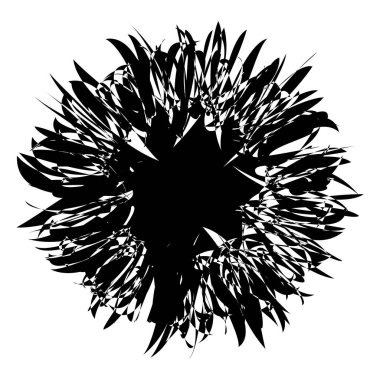 Rastgele amorf, biçimsiz şekil, element vektörü